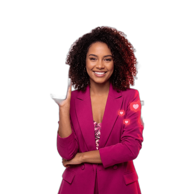 Smartphone mostrando curtidas crescendo no Instagram